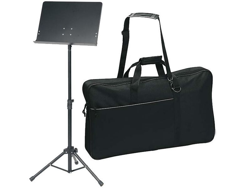 0610098187240 - Orchester Notenpult-Set Vollblech MBL Tragetasche mit Schultergurt